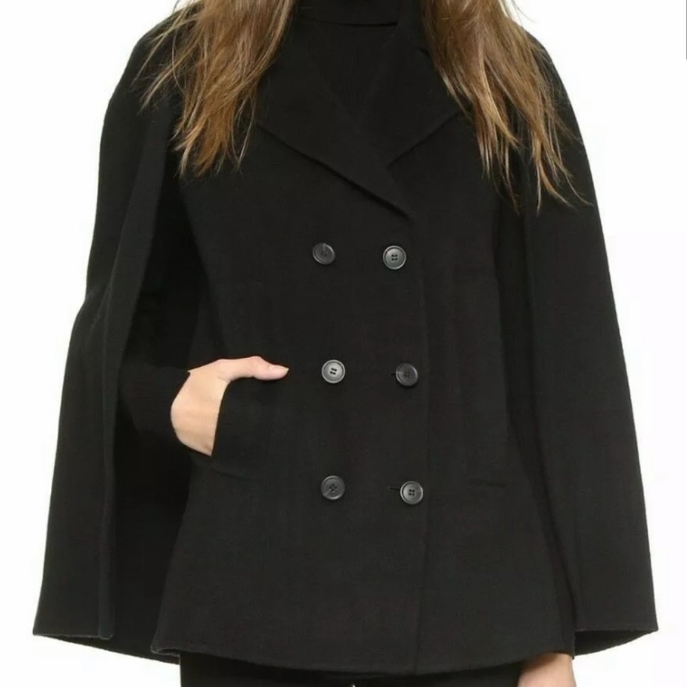 THEORY |Kapalin Wool & Cashmere Cape Jacket Coat 4